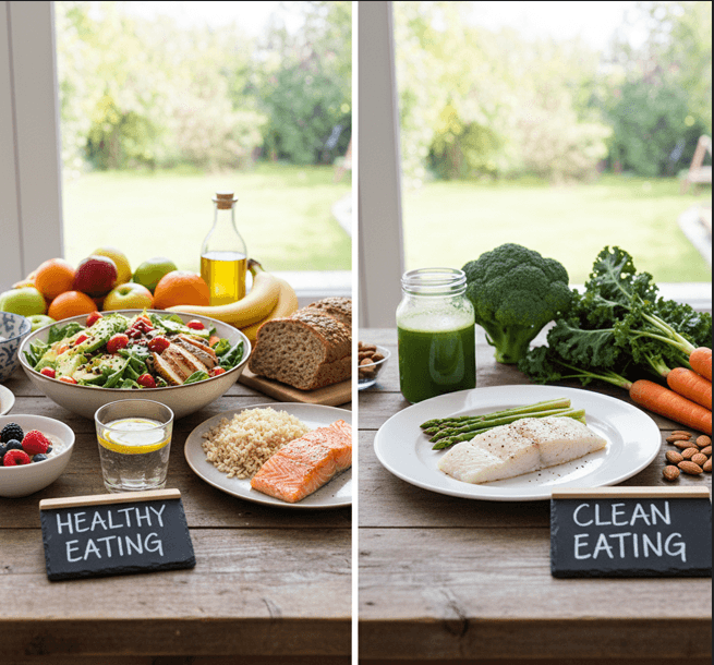 Difference Between Healthy Eating and Clean Eating